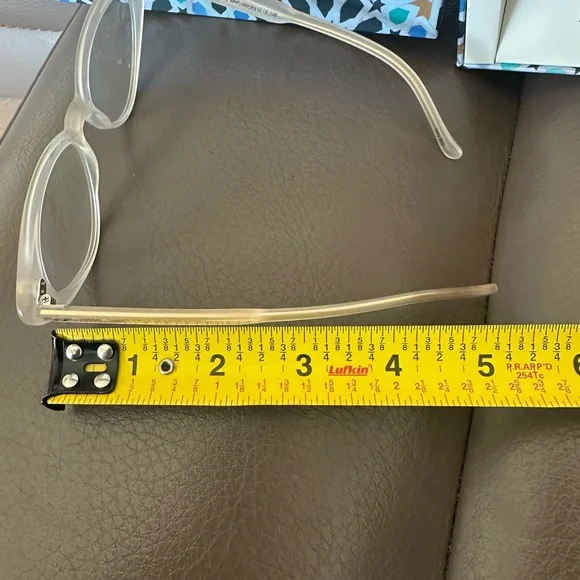 New Awesome Arty Caddis Cat-Eye Glasses in Clear - Picture 4 of 6